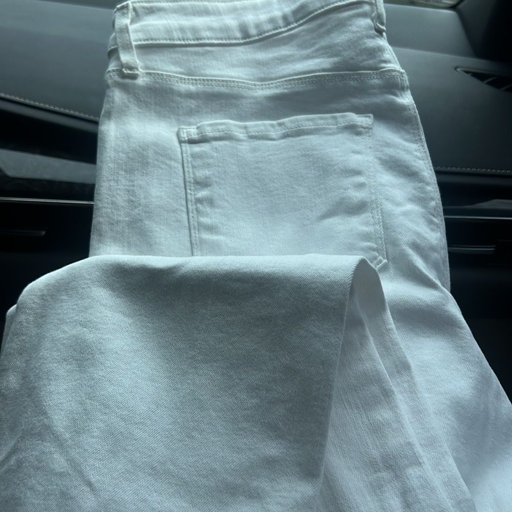 L’AGENCE 31 ORIANA HIGH RISE STRAIGHT BLANC WHITE JEANS! BRAND NEW WITH TAGS! - Picture 9 of 17